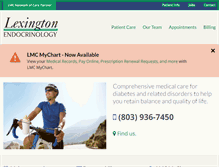 Tablet Screenshot of lexingtonendocrinology.com